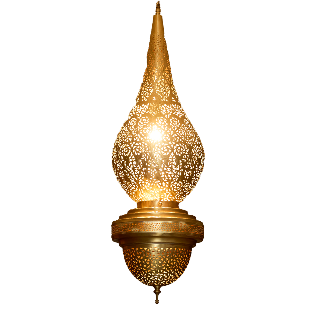 Orientalische Deckenlampe aus Kupfer SEFA Düsseldorf
