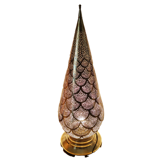 Orientalische Handgefertigte Orientalische Stehlampe aus Kupfer
